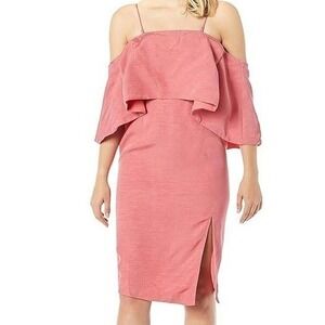 Elliatt Tonic Off The Shoulder Midi Dress Womens Size Medium Coquette Feminine